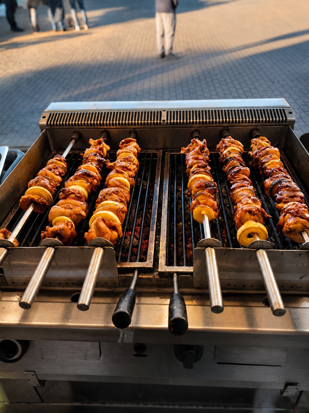 Szaszłyki na grillu
